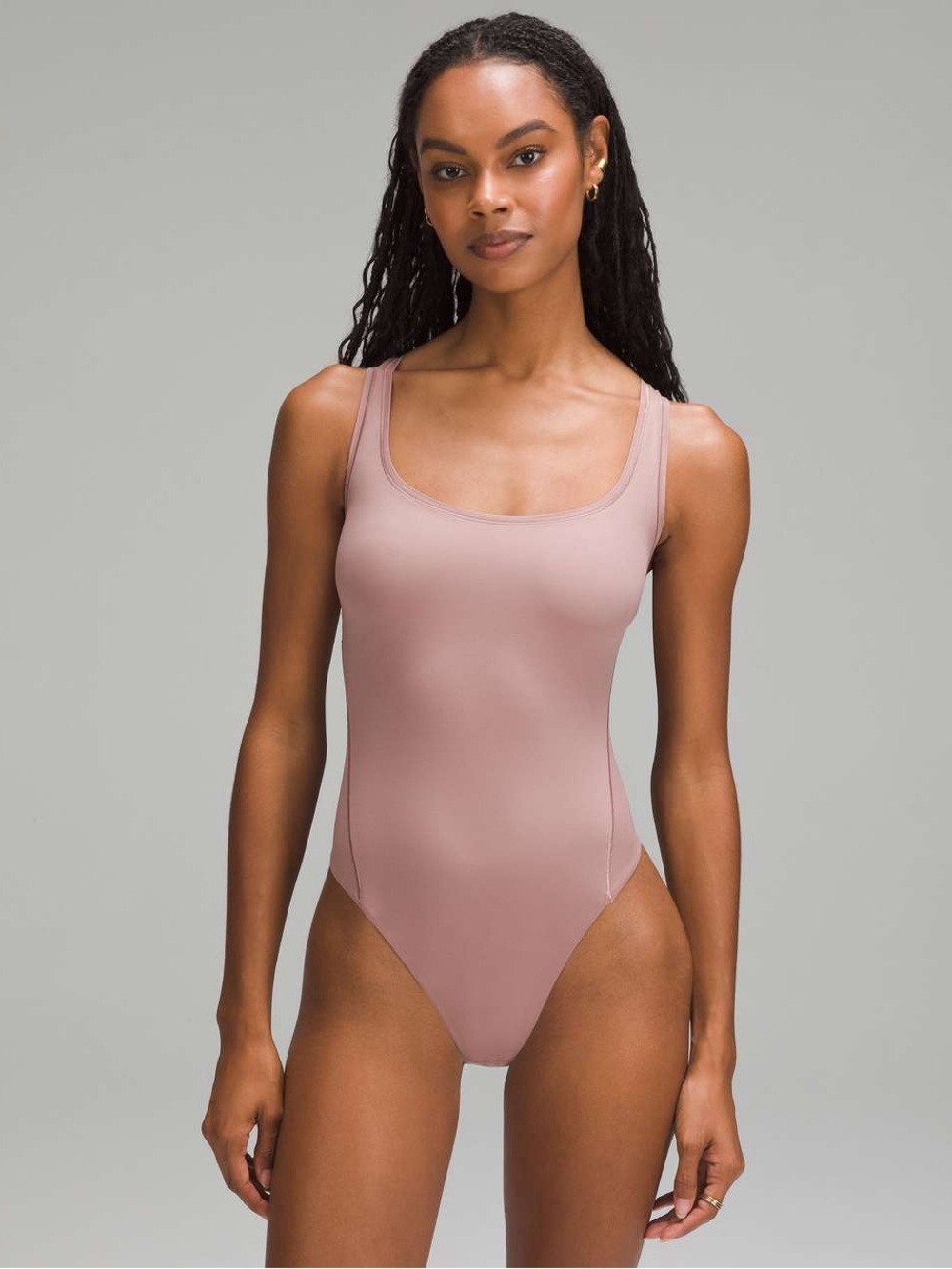 Lululemon Wundermost Ultra-Soft Nulu Square-Neck Sleeveless Bodysuit